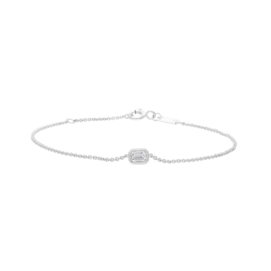 0.15ct Lab Grown Diamond 16-18cm Bracelet in 9K White Gold