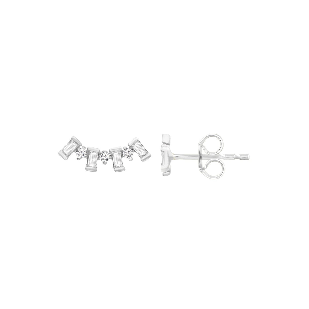 0.2ct Lab Grown Diamond Earrings in 9K White Gold