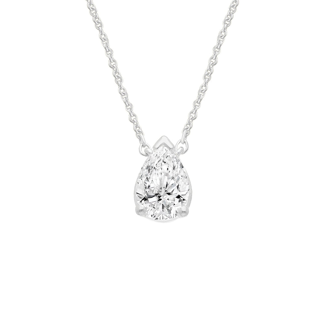 0.26ct Lab Grown Diamond Necklace in 9K White Gold
