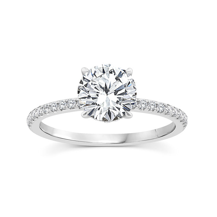 1.75ct Lab Grown Diamond Ring in 9K White Gold