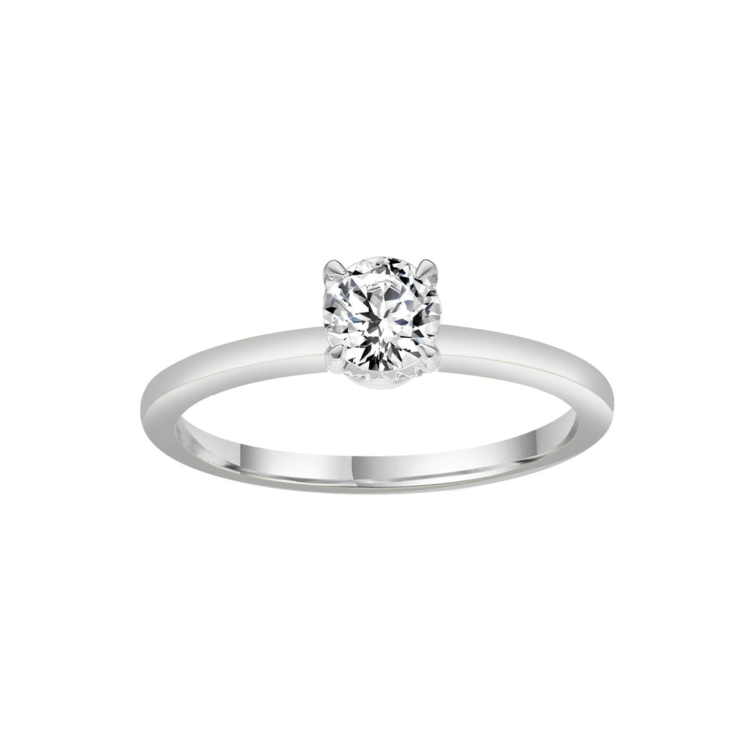 0.58ct Lab Grown Diamond Ring in 9K White Gold