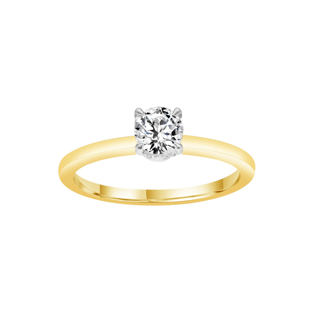 0.58ct Lab Grown Diamond Ring in 9K Yellow Gold