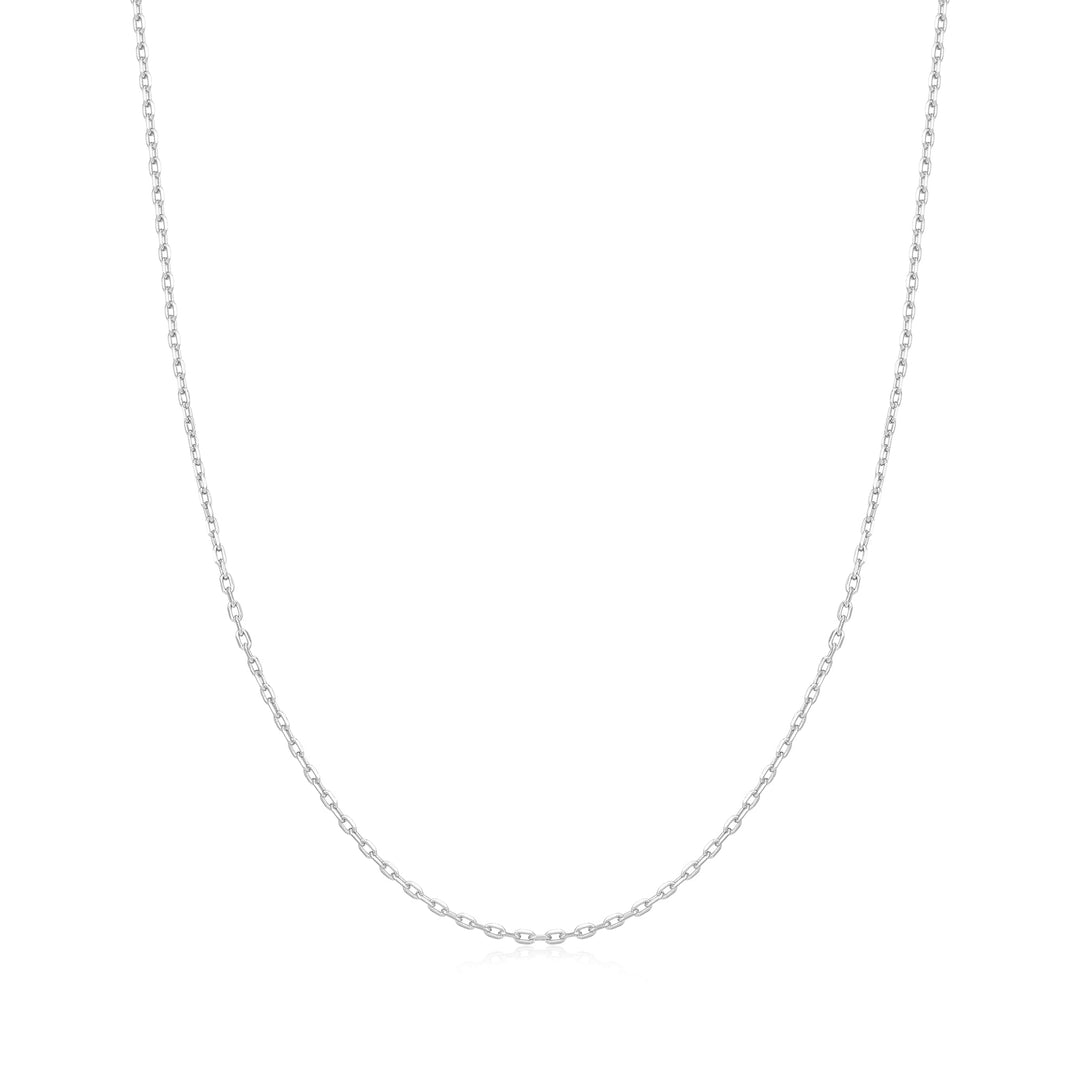 Ania Haie Silver Mini Link Charm Chain Necklace