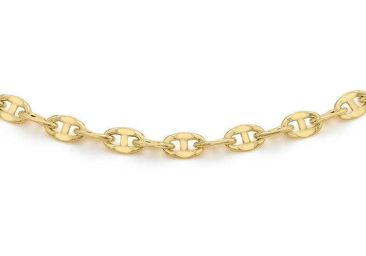 9K Yellow Gold Link Bracelet 18 cm
