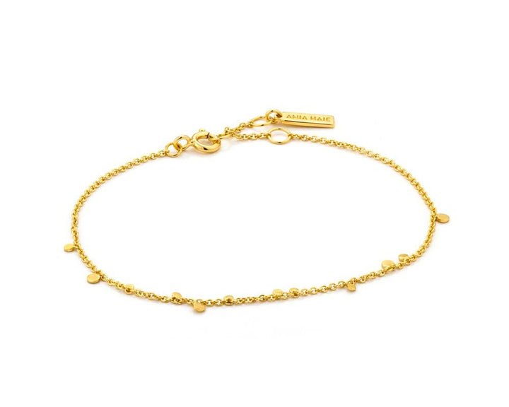 Ania Haie Geometry Mixed Discs Bracelet - Gold