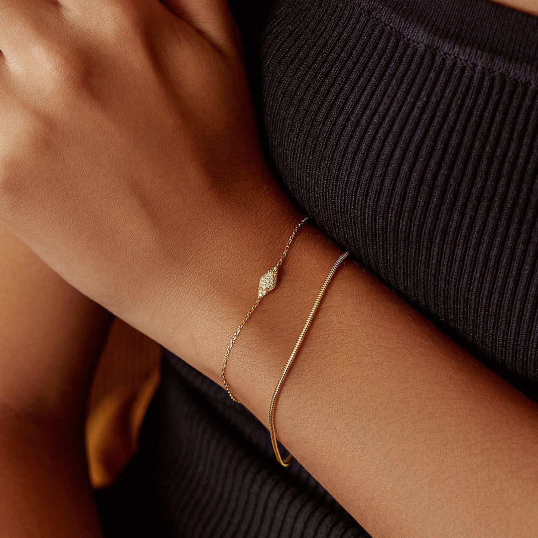 Ania Haie Gold Pave Sparkle Bracelet