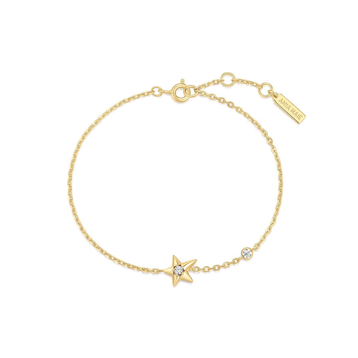 Gold Sparkling Star Bracelet