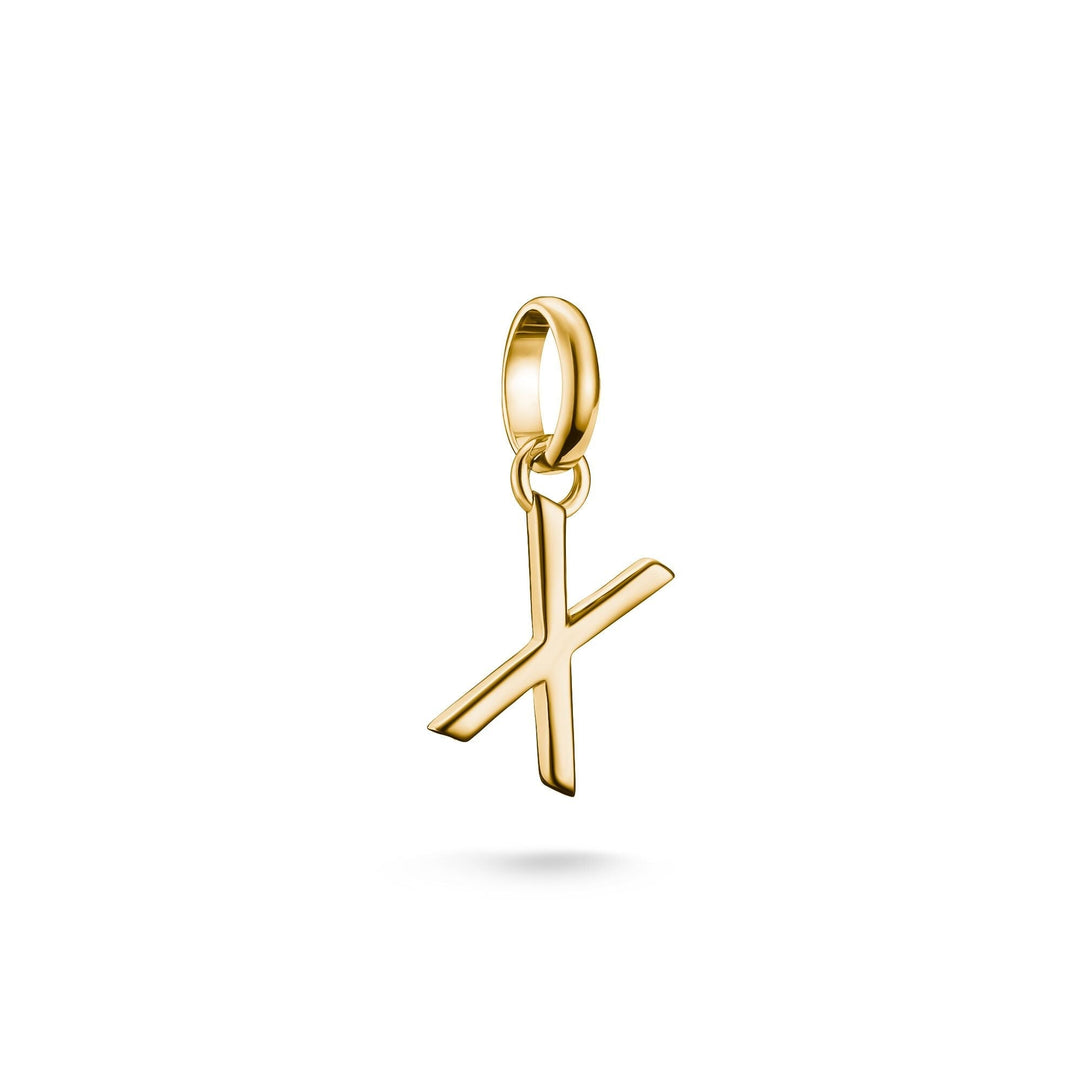THOMAS SABO Connect Charm letter X Gold
