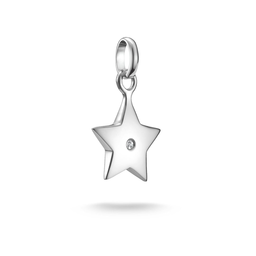 THOMAS SABO Connect Charm star with white stone