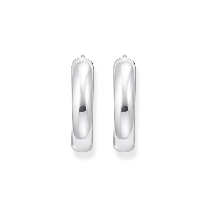THOMAS SABO Large chunky hoop earrings silver