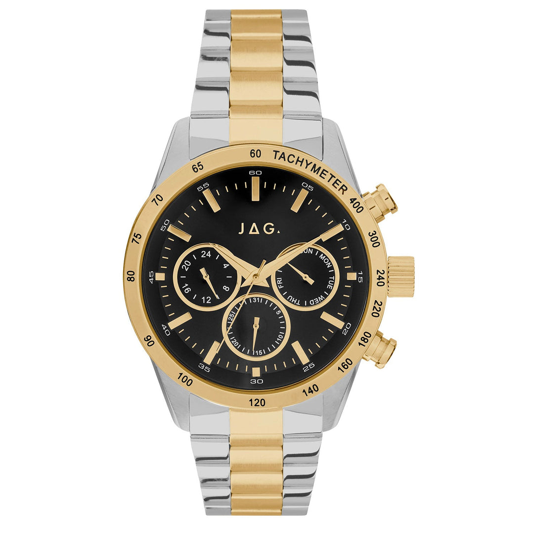 Jag Alain Black Stainless Steel 44mm Watch