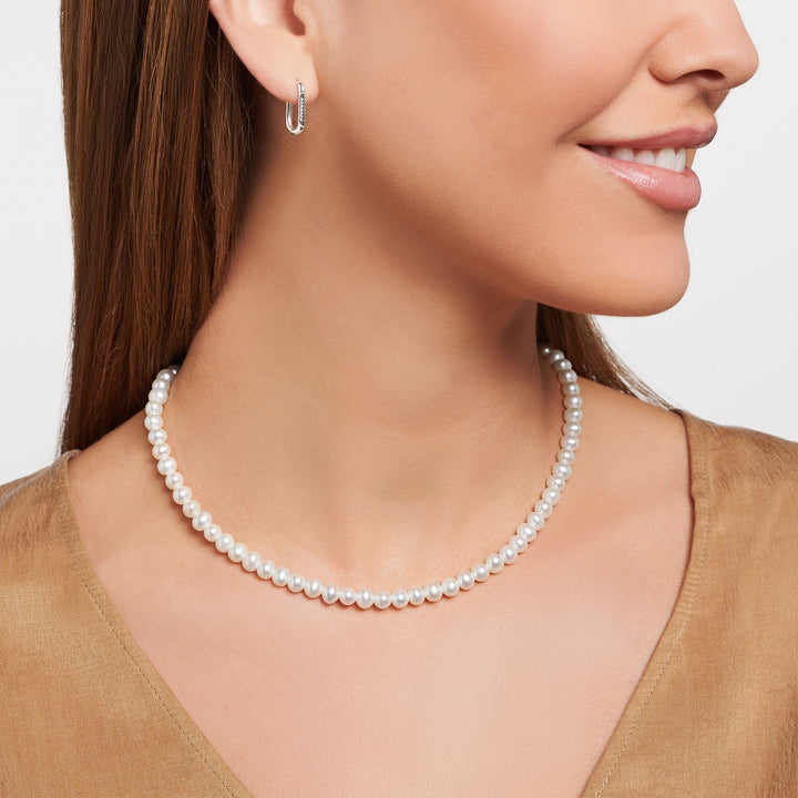 Thomas Sabo Necklace Pearls Silver