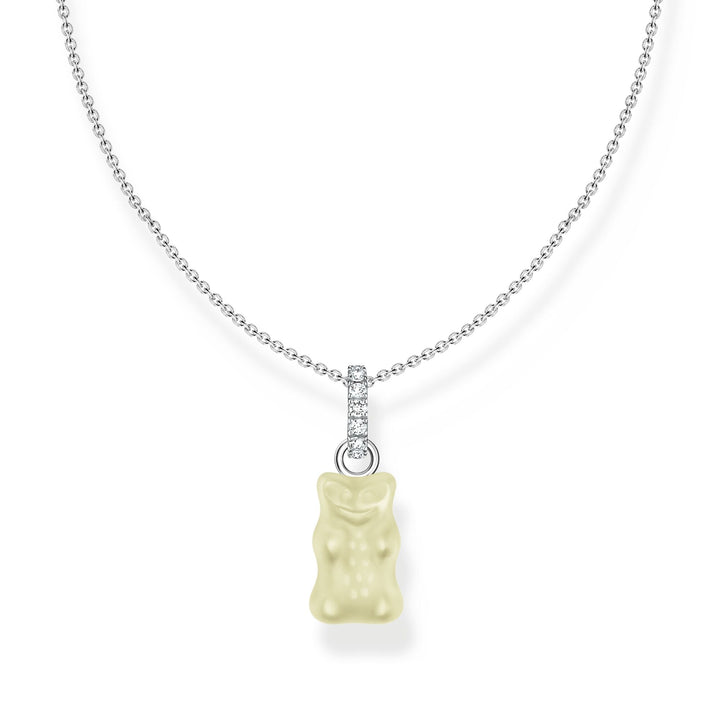 THOMAS SABO Necklace with white goldbears pendant and zirconia