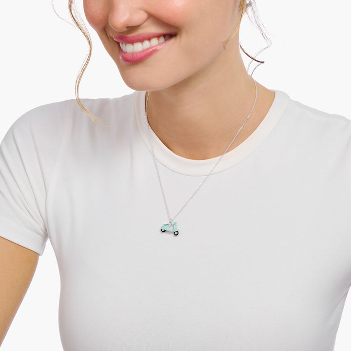 THOMAS SABO Necklace with blue scooter pendant