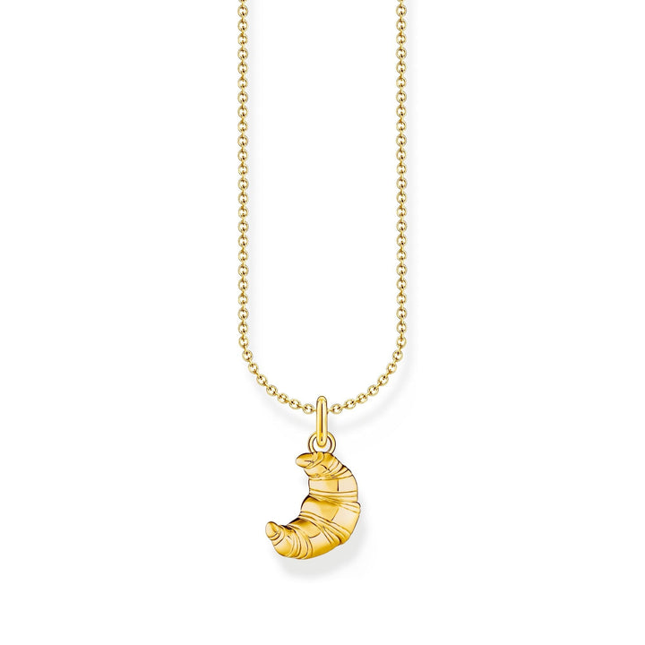 THOMAS SABO Necklace with croissant pendant - gold