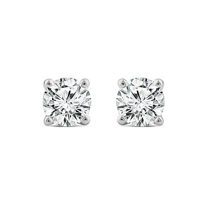 2.00ct Lab Grown Diamond Stud Earrings in 18K White Gold