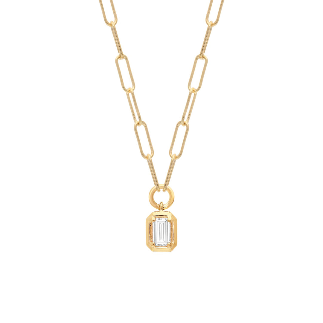 0.5ct Lab Grown Diamond Necklace in 9K Yellow Gold