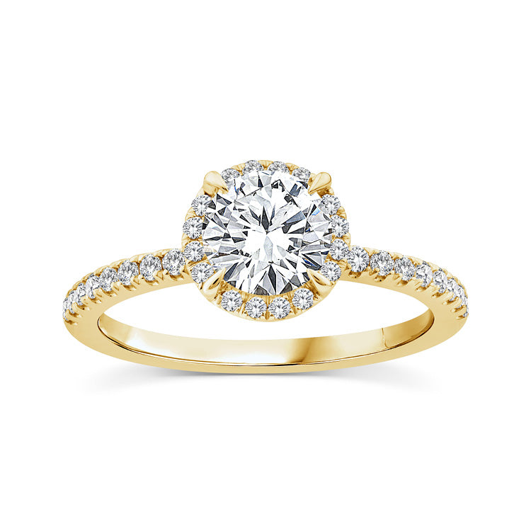1.25ct Lab Grown Diamond Ring in 9K Yellow Gold
