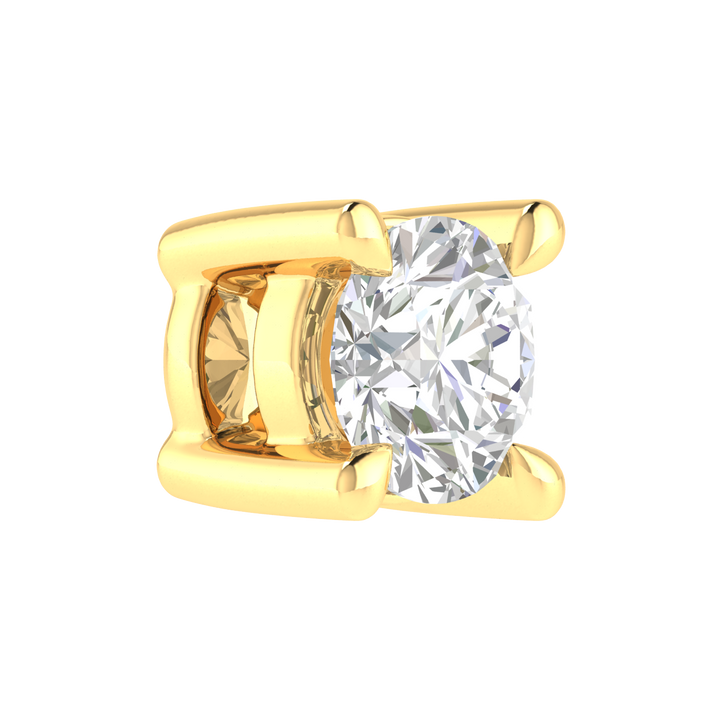 Diamond Round Necklace with 0.25ct Diamonds in 9K Yellow Gold