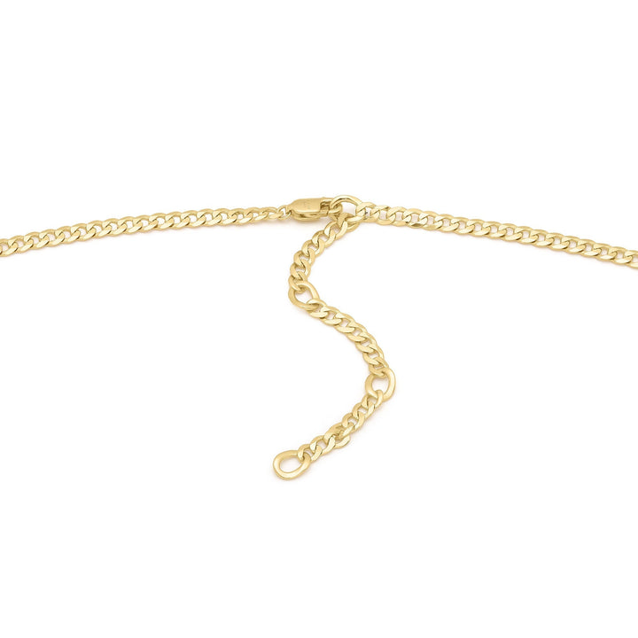 Ania Haie Gold Curb Chain Charm Connector Necklace