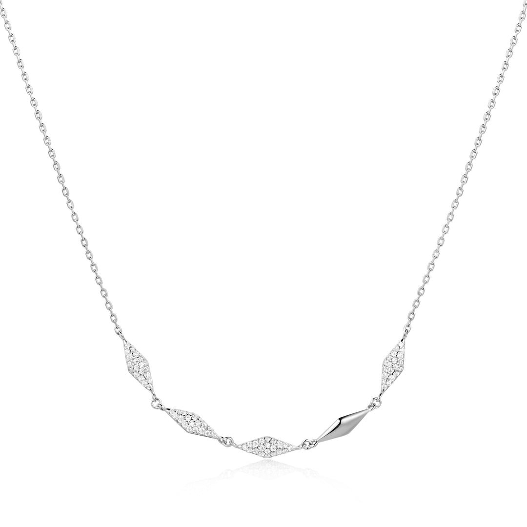 Ania Haie Silver Multi Sparkle Necklace