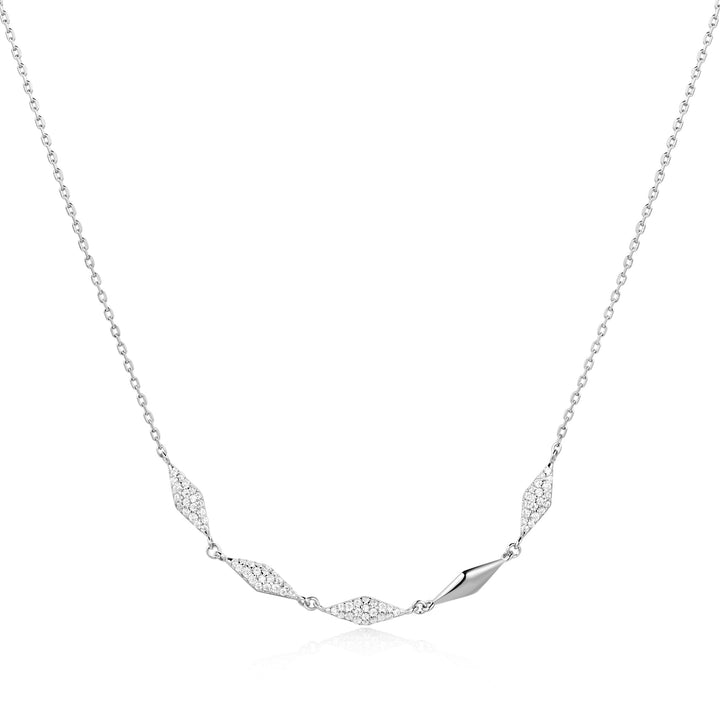 Ania Haie Silver Multi Sparkle Necklace