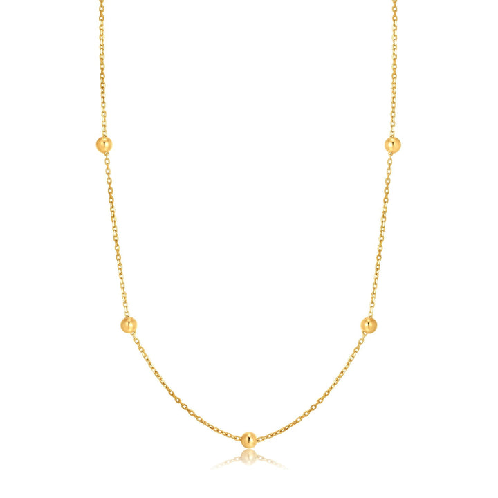 Ania Haie 14kt Gold Beaded Necklace