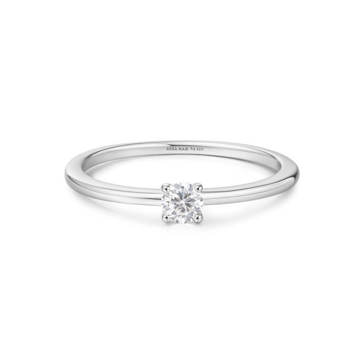 Ania Haie Silver Classic Slim Stacking Ring