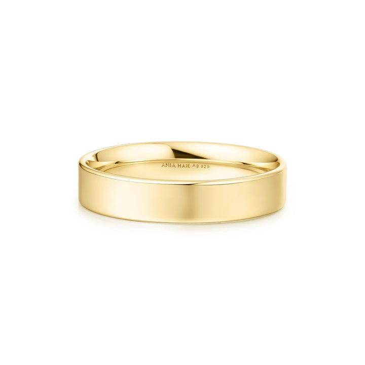 Ania Haie Gold Smooth Band 4mm