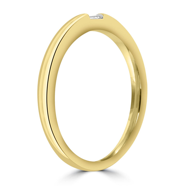 0.02ct HI I1 Diamond Ring in 9K Yellow Gold