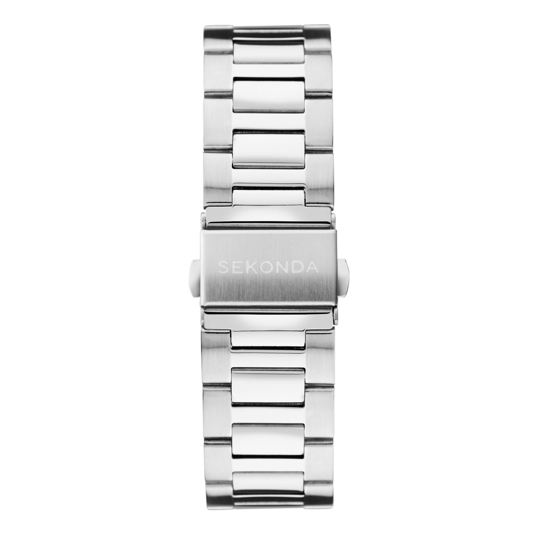Sekonda Ocean Silver & Black Watch  - SK30197