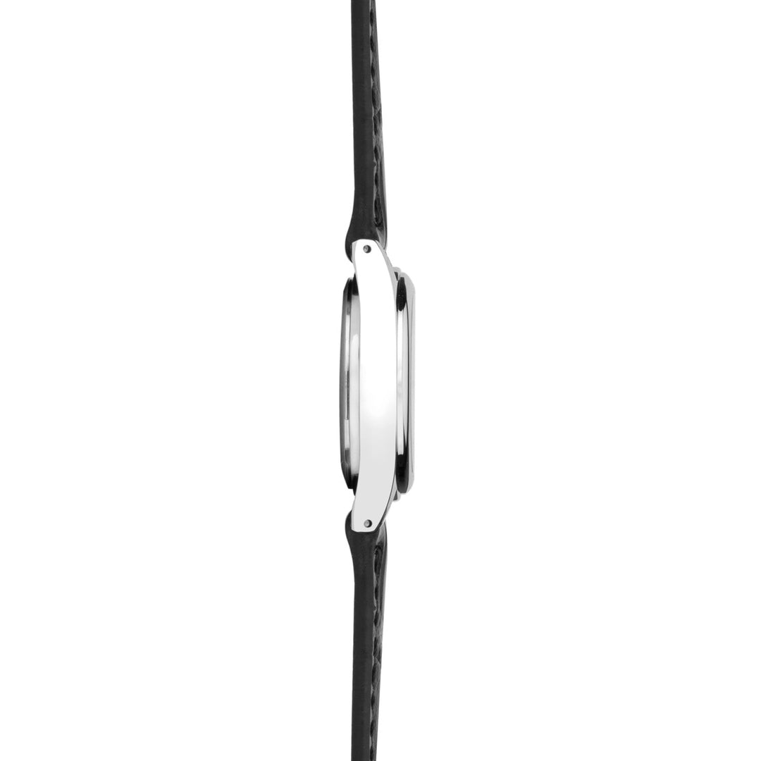 Sekonda Womens Evans White Dial Black Leather Strap 25mm Watch