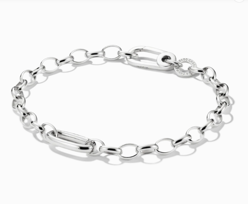 THOMAS SABO Charm bracelet with Connect link Silver