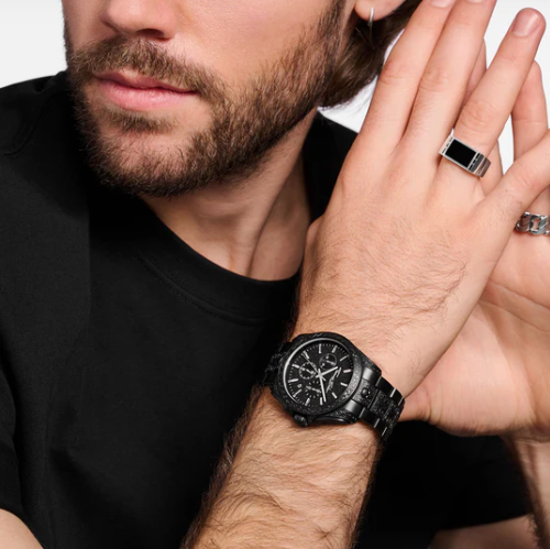 Thomas Sabo Men's watch Rebel at heart Chronograph black